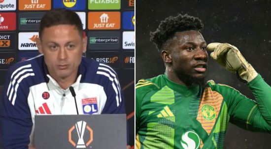 "里昂前锋赛前直言：曼联守门员奥纳纳的表现引质疑，两次失误致平局僵局"